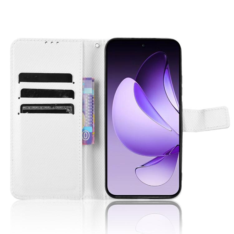 For OPPO Reno13 5G Global Diamond Texture Leather Phone Case