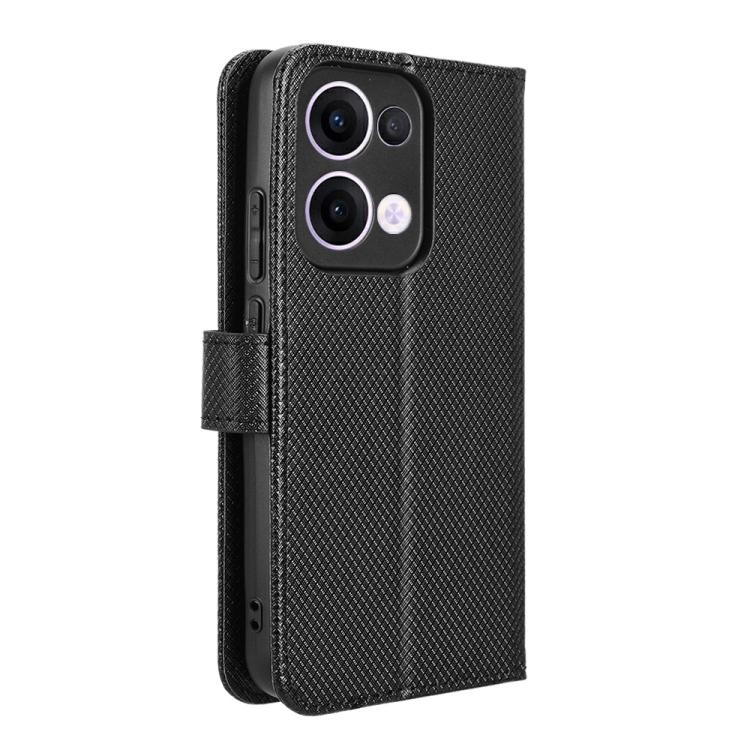 For OPPO Reno13 5G Global Diamond Texture Leather Phone Case