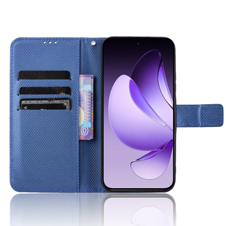 For OPPO Reno13 5G Global Diamond Texture Leather Phone Case