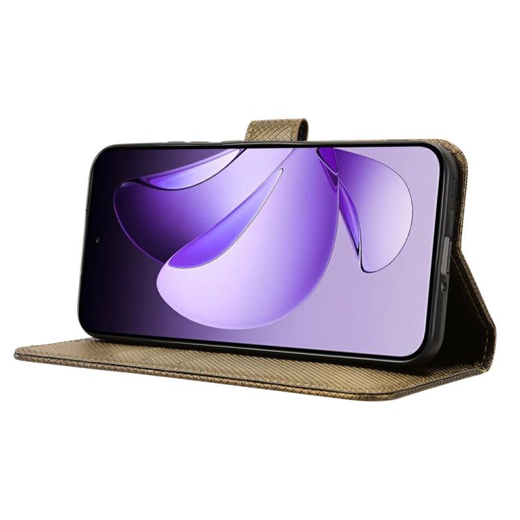 For OPPO Reno13 5G Global Diamond Texture Leather Phone Case
