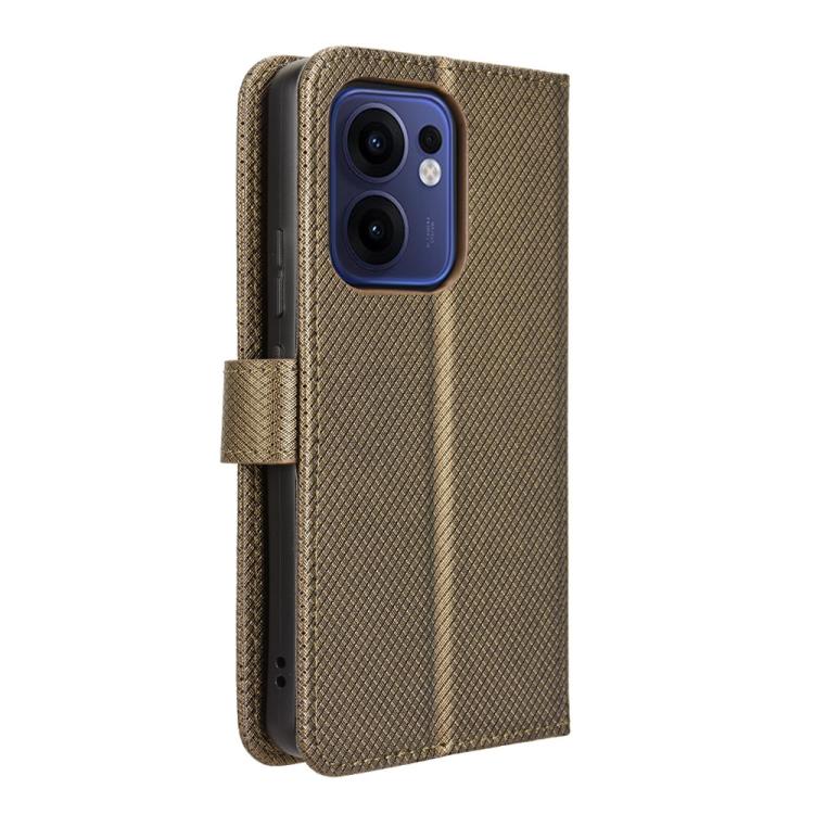 For OPPO Reno13 F 4G / 5G Diamond Texture Leather Phone Case