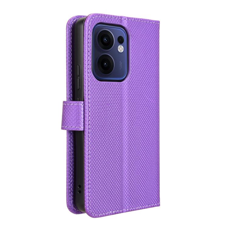 For OPPO Reno13 F 4G / 5G Diamond Texture Leather Phone Case