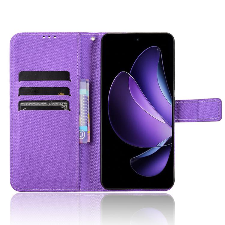 For OPPO Reno13 F 4G / 5G Diamond Texture Leather Phone Case