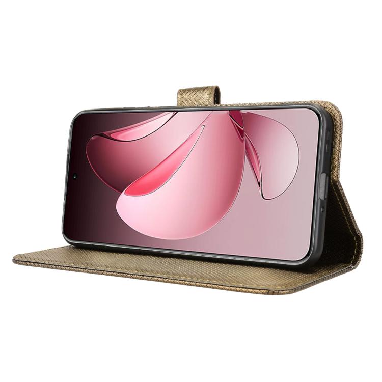 For OPPO Reno13 Pro 5G Global Diamond Texture Leather Phone Case