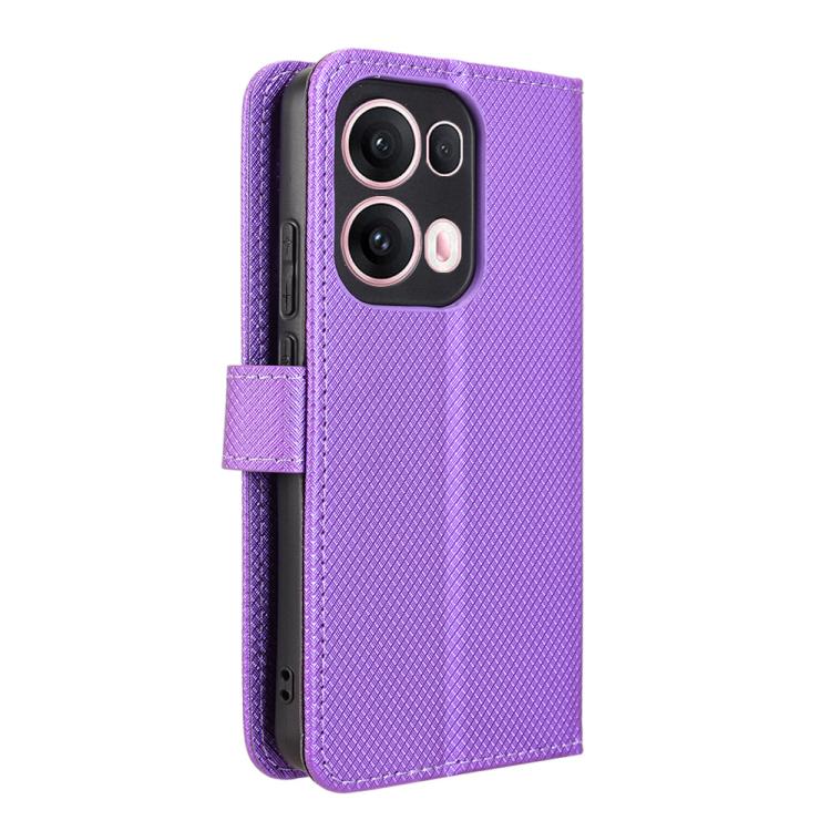 For OPPO Reno13 Pro 5G Global Diamond Texture Leather Phone Case