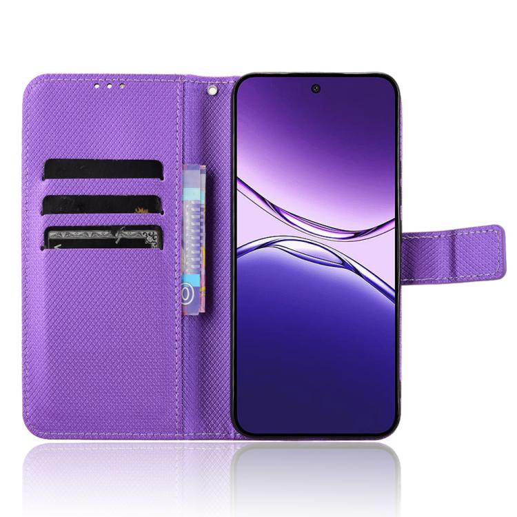 For OPPO F29 5G Global Diamond Texture Leather Phone Case