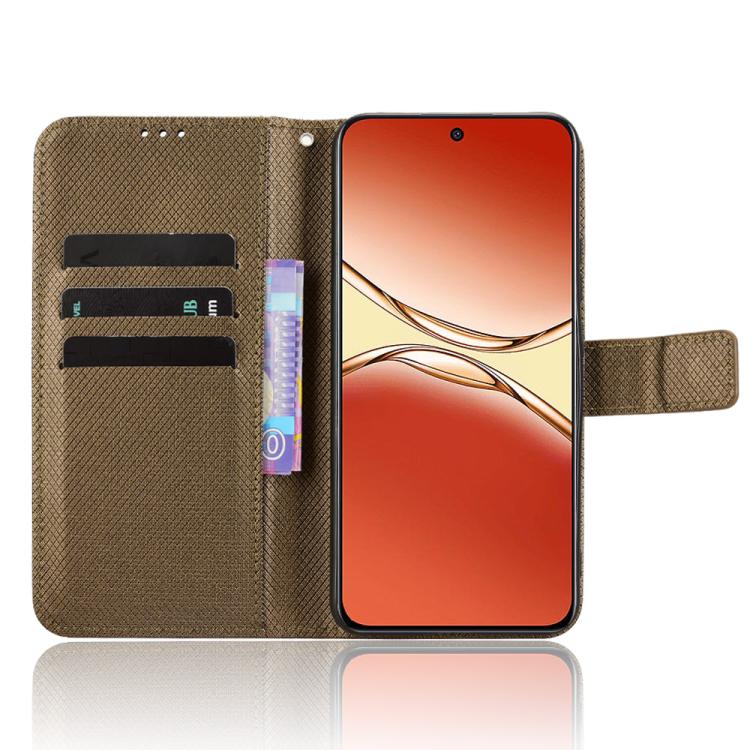 For OPPO F29 Pro 5G Diamond Texture Leather Phone Case