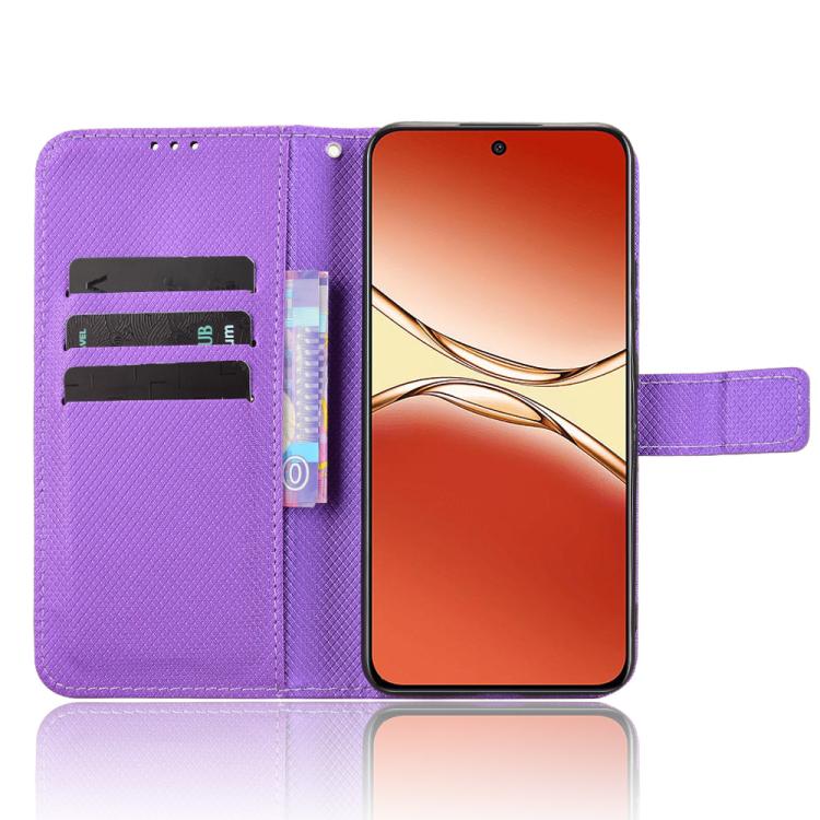 For OPPO F29 Pro 5G Diamond Texture Leather Phone Case