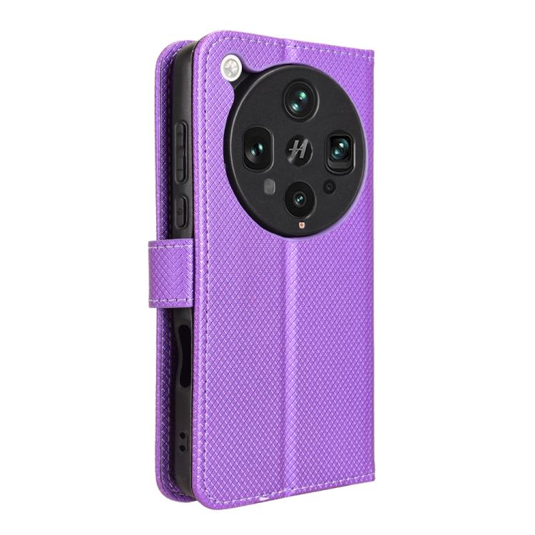 For OPPO Find X8 Ultra 5G Diamond Texture Leather Phone Case