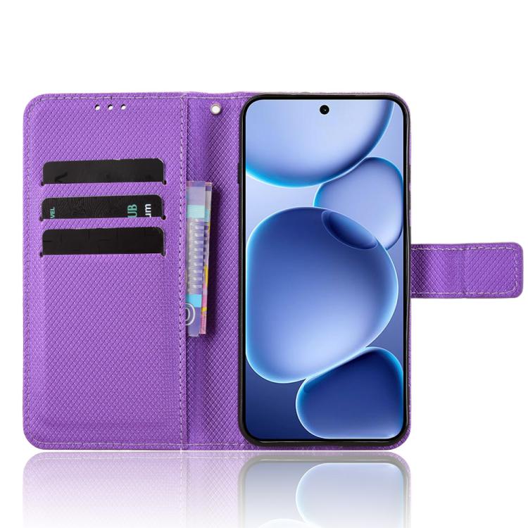 For OPPO Find X8s 5G Diamond Texture Leather Phone Case