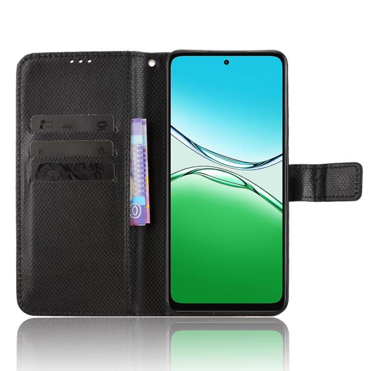 For OPPO A5 4G / 5G Global Diamond Texture Leather Phone Case