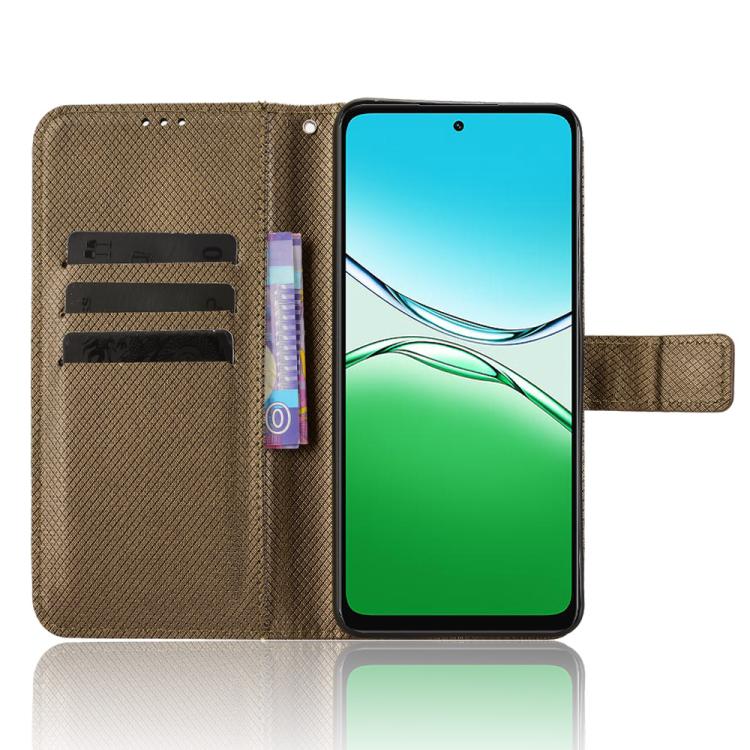 For OPPO A5 4G / 5G Global Diamond Texture Leather Phone Case