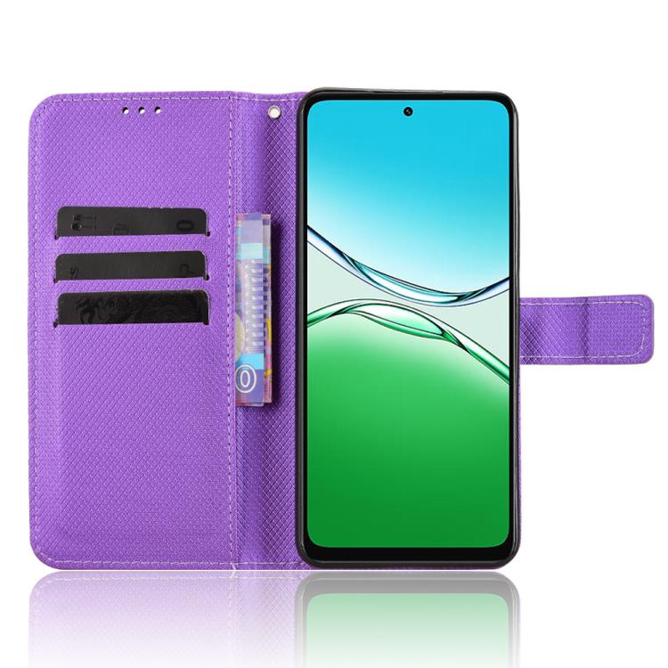 For OPPO A5 4G / 5G Global Diamond Texture Leather Phone Case