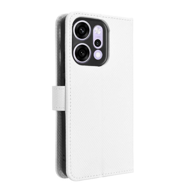 For OPPO Reno14 5G Global Diamond Texture Leather Phone Case