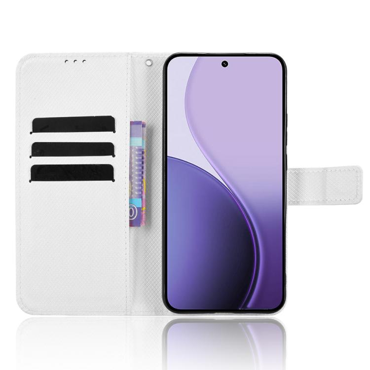 For OPPO Reno14 5G Global Diamond Texture Leather Phone Case