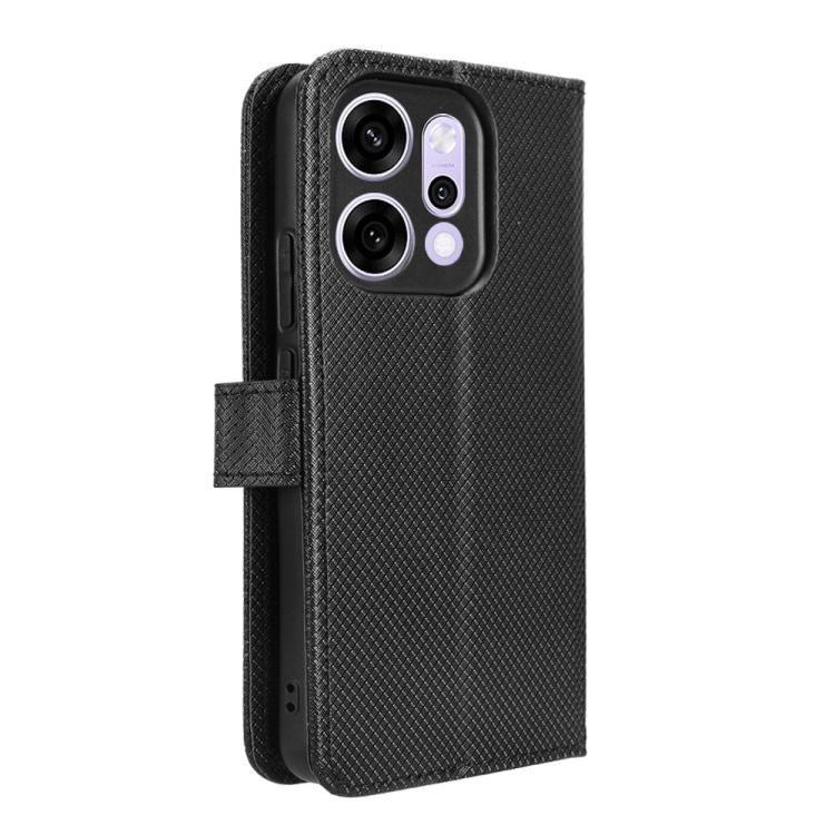 For OPPO Reno14 5G Global Diamond Texture Leather Phone Case
