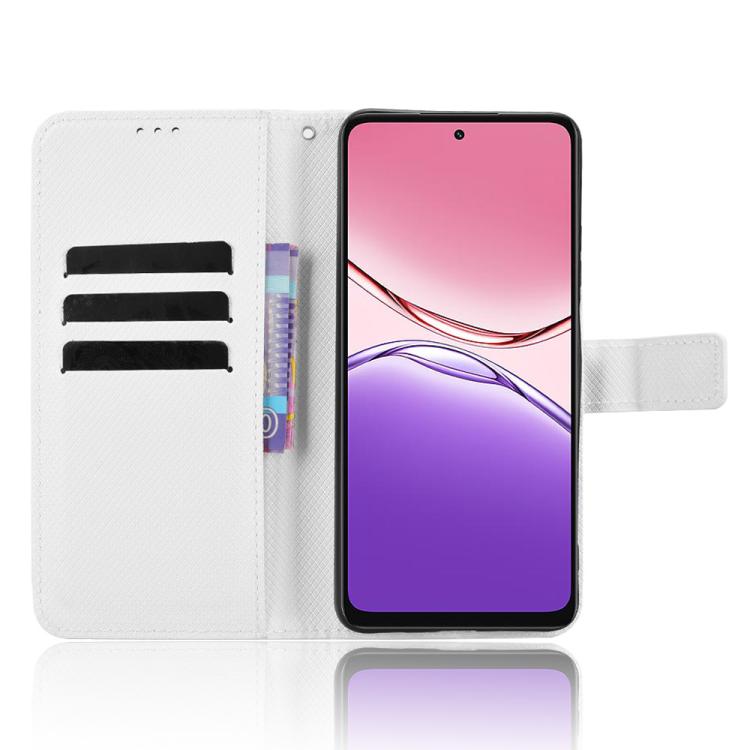 For OPPO A5x 4G / 5G Global Diamond Texture Leather Phone Case