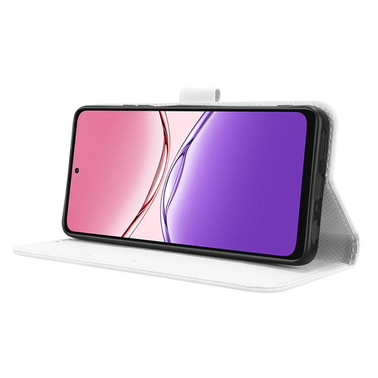 For OPPO A5x 4G / 5G Global Diamond Texture Leather Phone Case