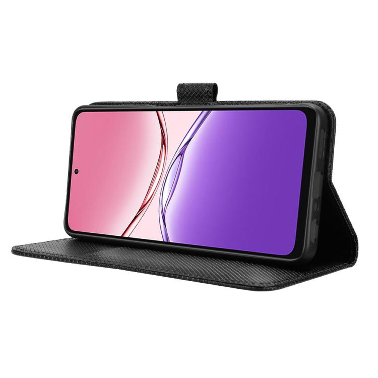 For OPPO A5x 4G / 5G Global Diamond Texture Leather Phone Case