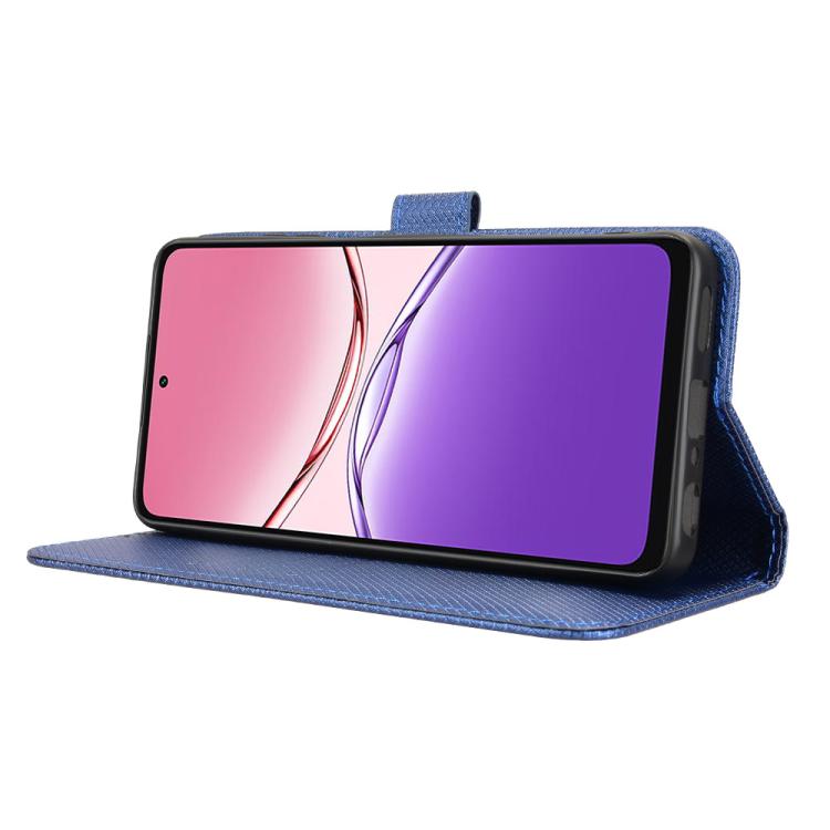 For OPPO A5x 4G / 5G Global Diamond Texture Leather Phone Case