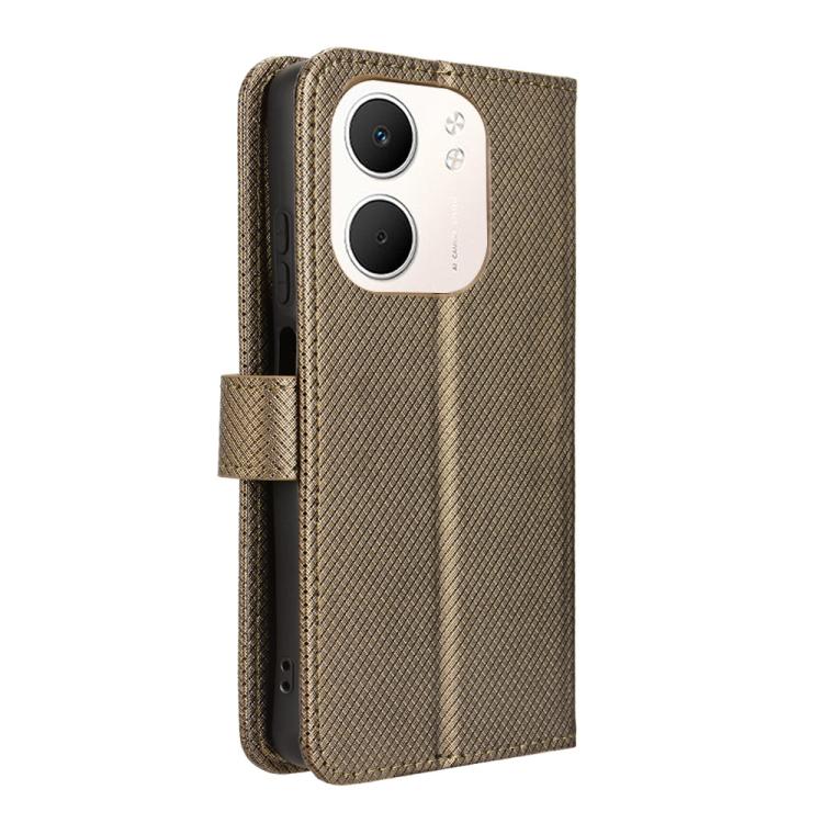 For OPPO A5x 4G / 5G Global Diamond Texture Leather Phone Case