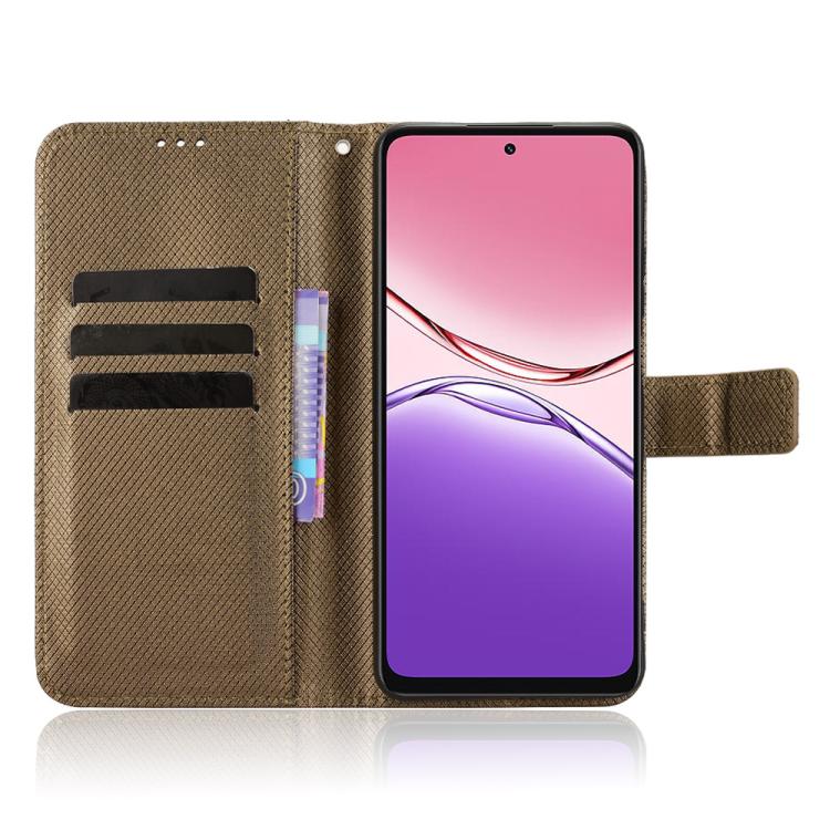 For OPPO A5x 4G / 5G Global Diamond Texture Leather Phone Case