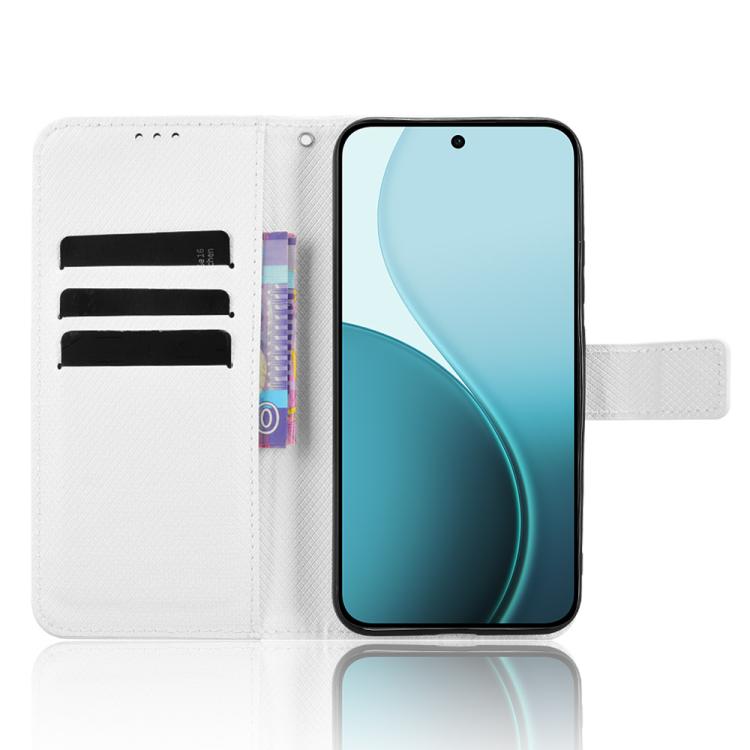 For OPPO Reno14 F 5G Diamond Texture Leather Phone Case