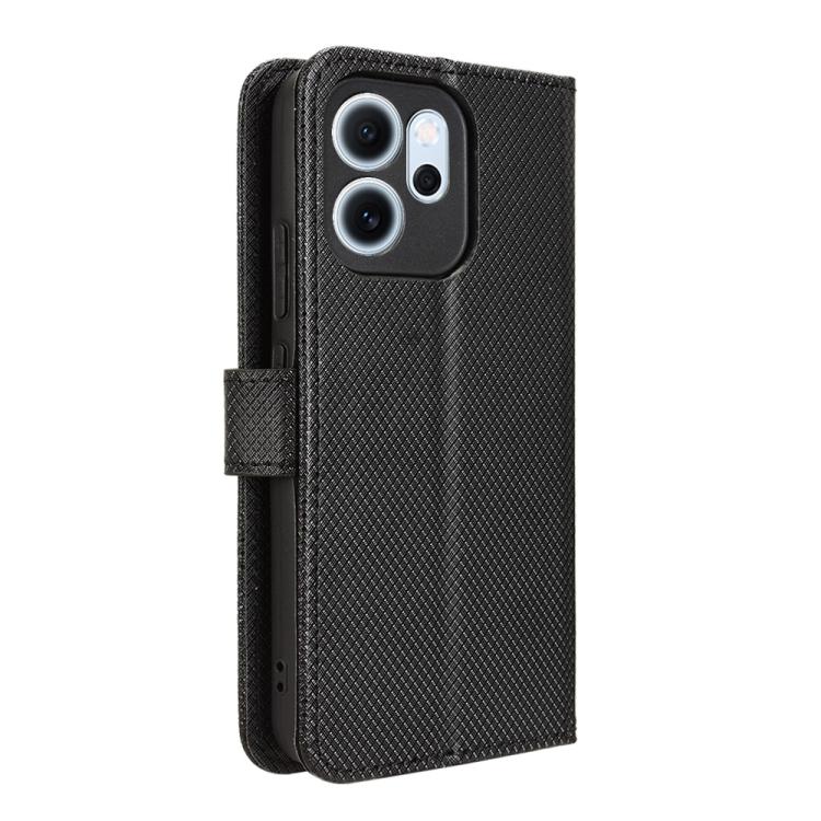 For OPPO Reno14 F 5G Diamond Texture Leather Phone Case