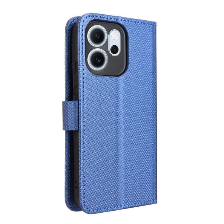 For OPPO Reno14 F 5G Diamond Texture Leather Phone Case