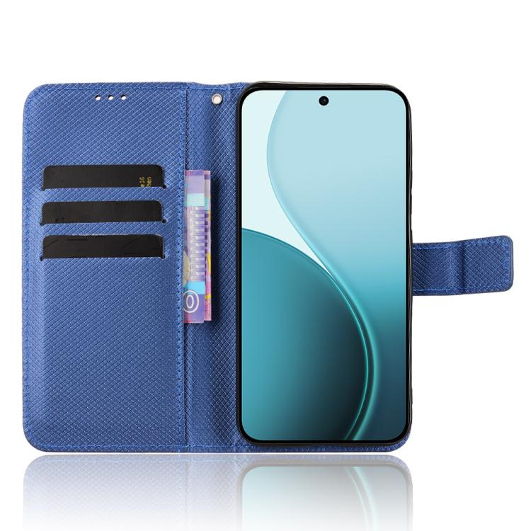 For OPPO Reno14 F 5G Diamond Texture Leather Phone Case