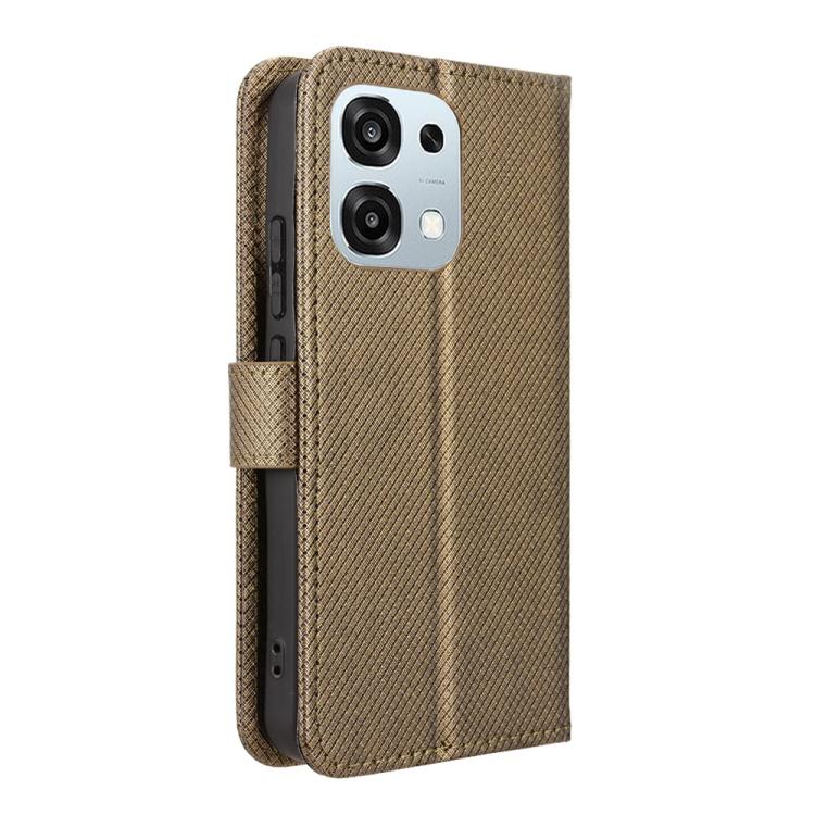 For OPPO A6 Pro 4G / 5G Global / F31 5G Diamond Texture Leather Phone Case