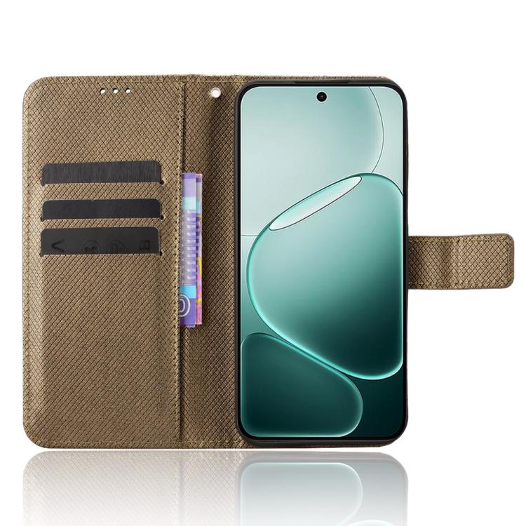 For OPPO A6 Pro 4G / 5G Global / F31 5G Diamond Texture Leather Phone Case