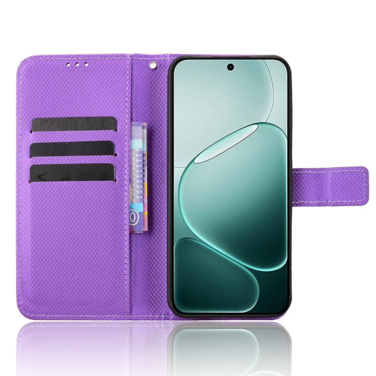 For OPPO A6 Pro 4G / 5G Global / F31 5G Diamond Texture Leather Phone Case