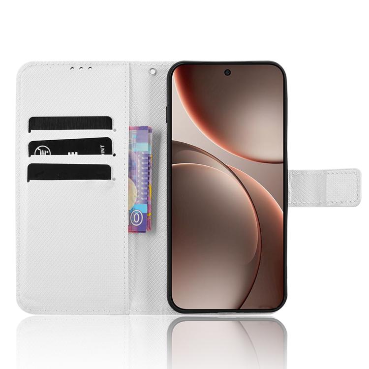 For OPPO Find X9 Diamond Texture Leather Phone Case