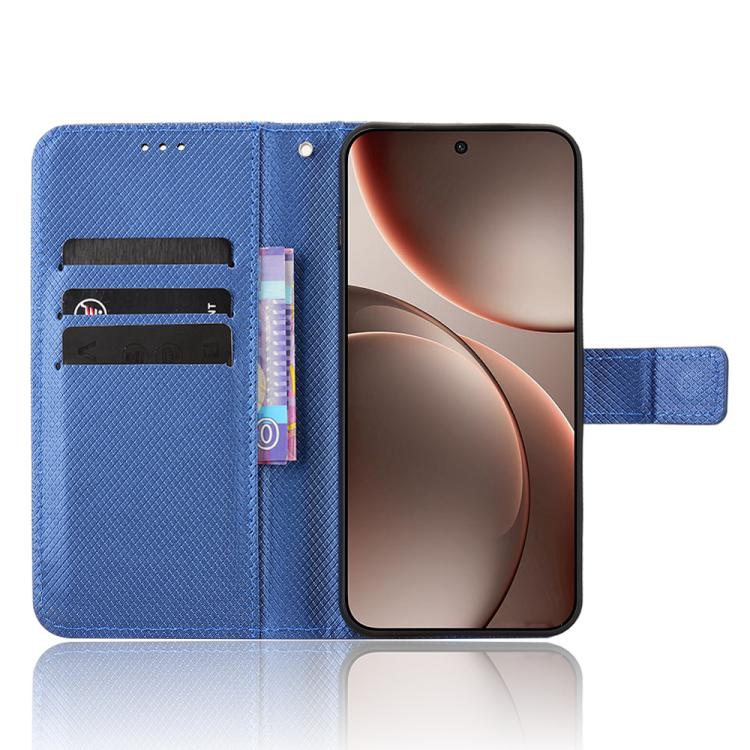 For OPPO Find X9 Diamond Texture Leather Phone Case