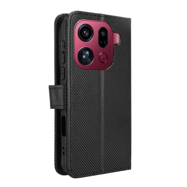 For OPPO Find X9 Pro Diamond Texture Leather Phone Case