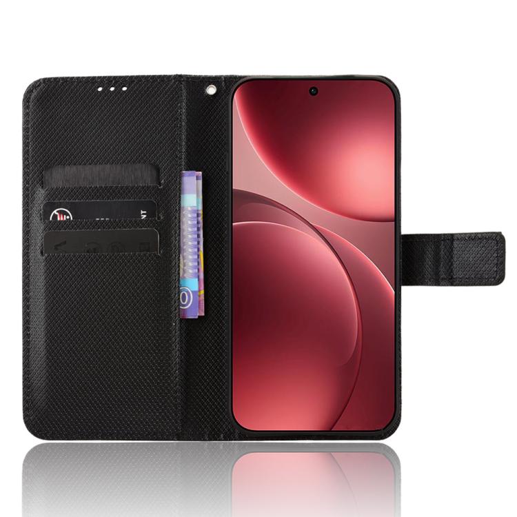 For OPPO Find X9 Pro Diamond Texture Leather Phone Case