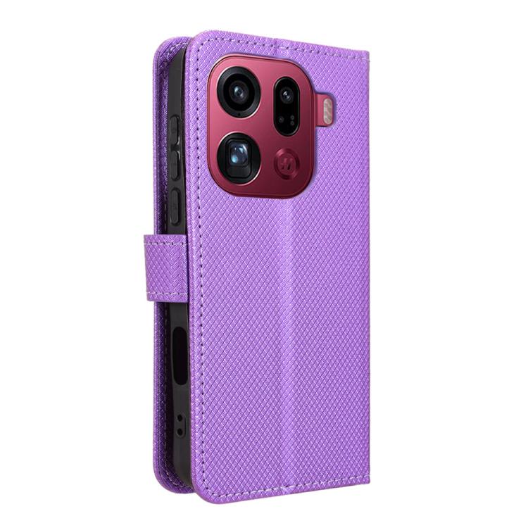 For OPPO Find X9 Pro Diamond Texture Leather Phone Case