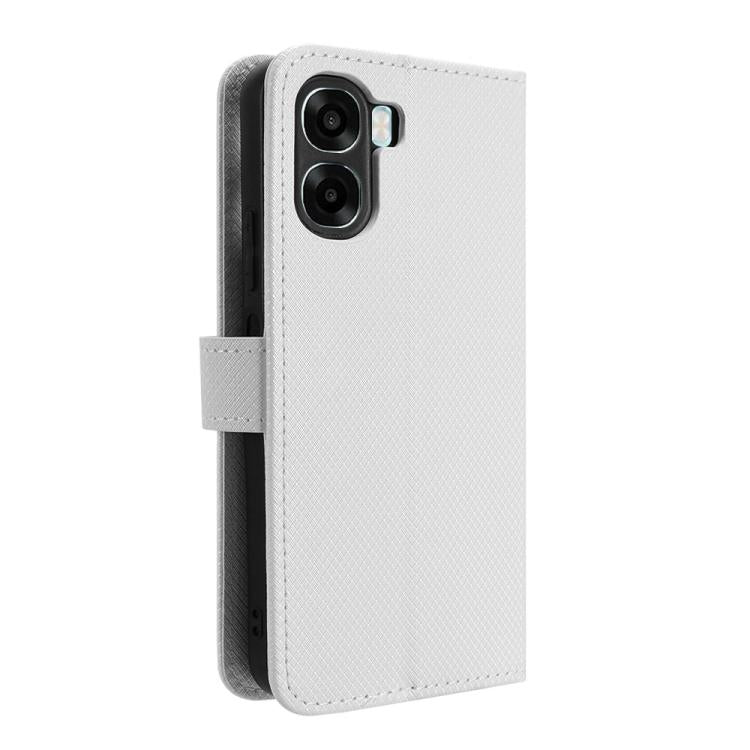 For OPPO A6x 5G / 4G Diamond Texture Leather Phone Case
