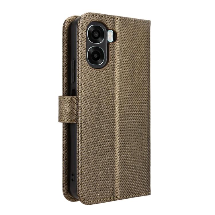 For OPPO A6x 5G / 4G Diamond Texture Leather Phone Case