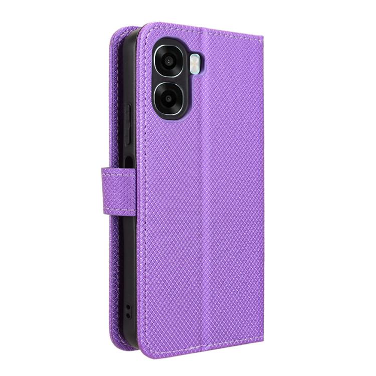 For OPPO A6x 5G / 4G Diamond Texture Leather Phone Case