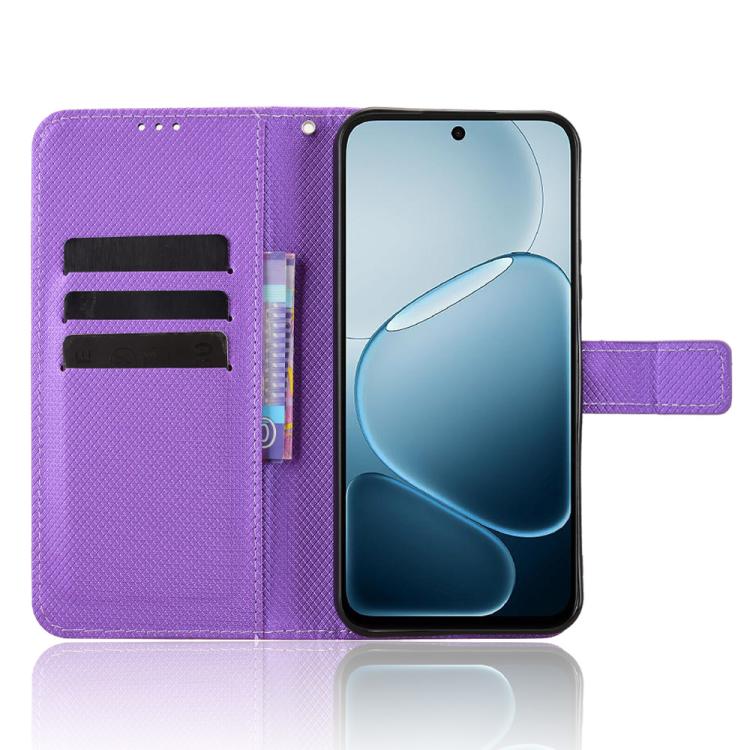 For OPPO A6x 5G / 4G Diamond Texture Leather Phone Case