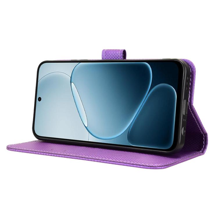 For OPPO A6x 5G / 4G Diamond Texture Leather Phone Case