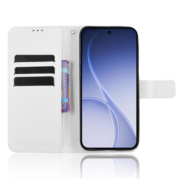 For OPPO Reno15 5G Global / 15c Diamond Texture Leather Phone Case