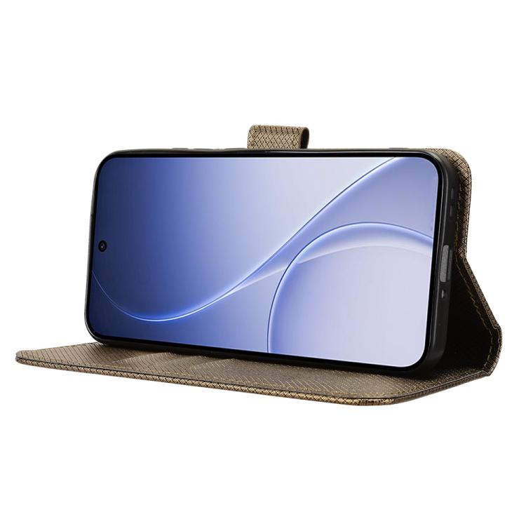For OPPO Reno15 5G Global / 15c Diamond Texture Leather Phone Case