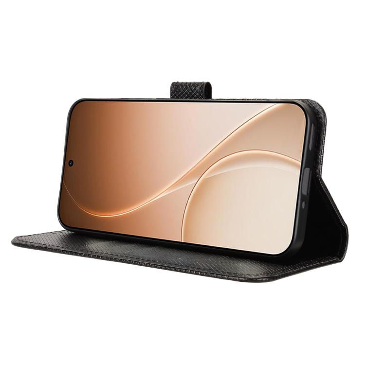 For OPPO Reno15 Pro Max 5G Global Diamond Texture Leather Phone Case