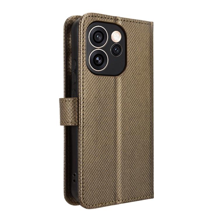 For OPPO Reno15 F 5G Diamond Texture Leather Phone Case