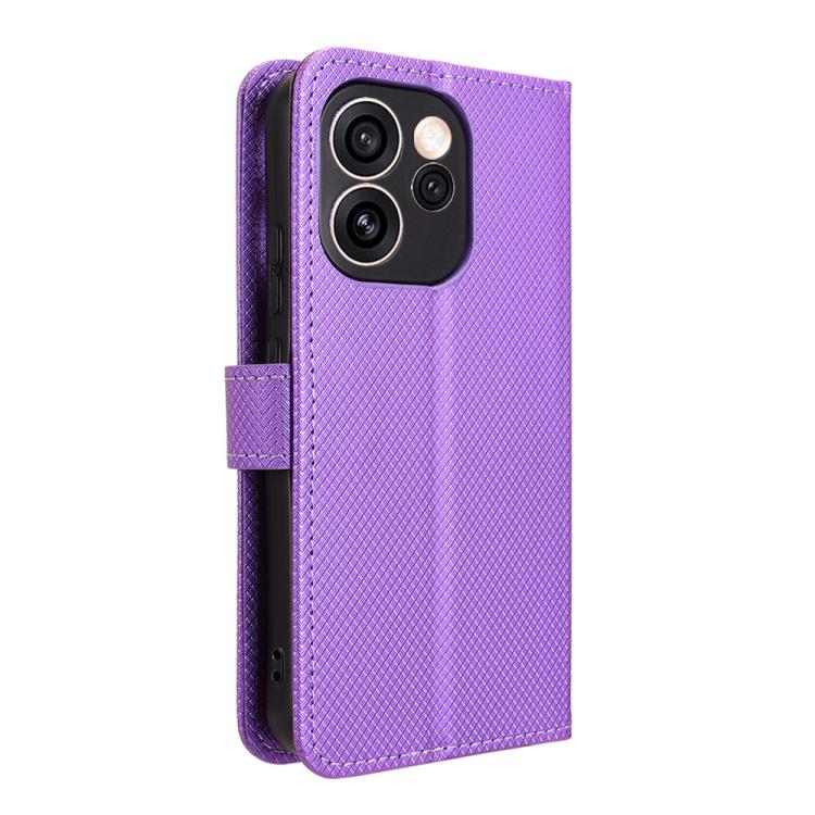For OPPO Reno15 F 5G Diamond Texture Leather Phone Case