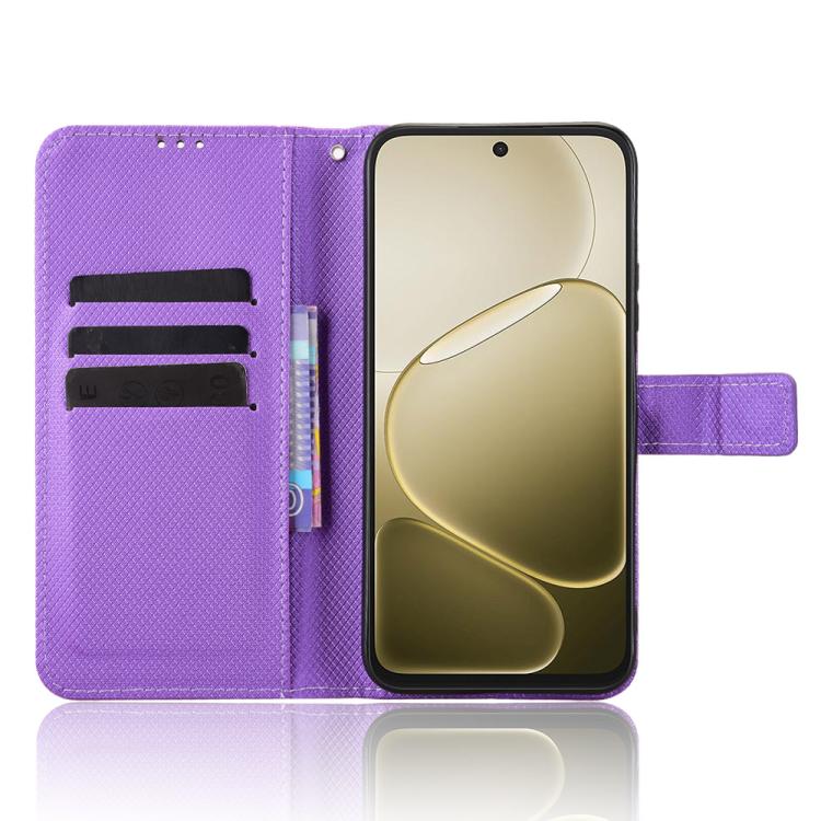 For OPPO A6s 5G / A6 5G Global Diamond Texture Leather Phone Case