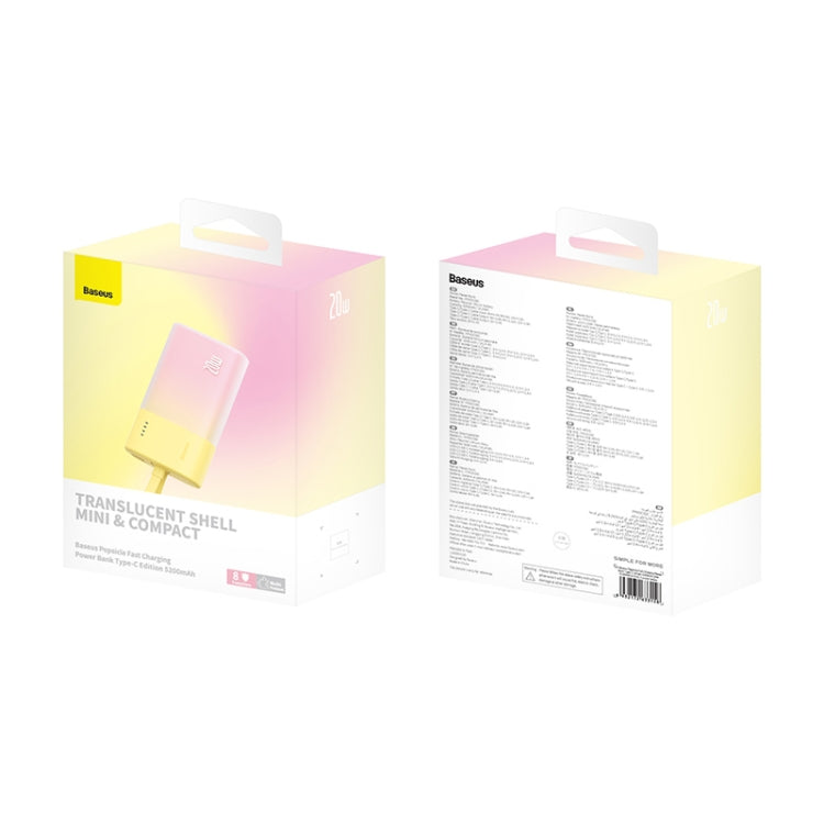 Baseus 5200mAh 20W 8 Pin Edition Popsicle Fast Charging Power Bank